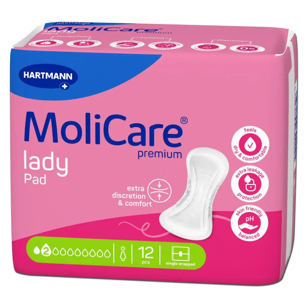 Molicare Premium Lady Pad 2 kapljici, predloge (12 predlog)